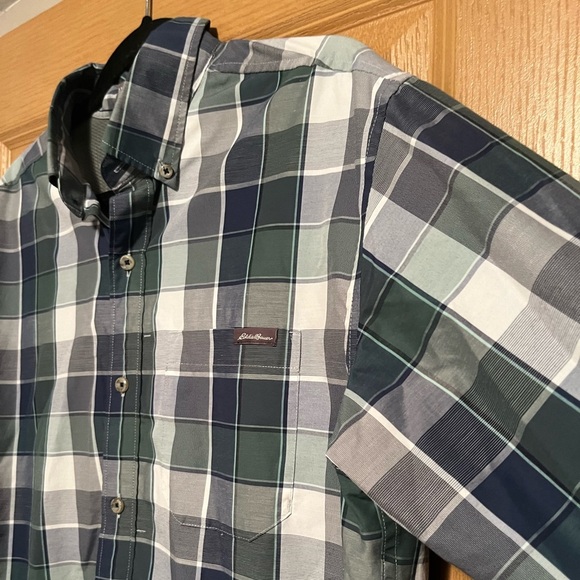 Eddie Bauer Travex Shirt Men's Long Sleeve Plaid Button Down Shirt - Picture 5 of 10